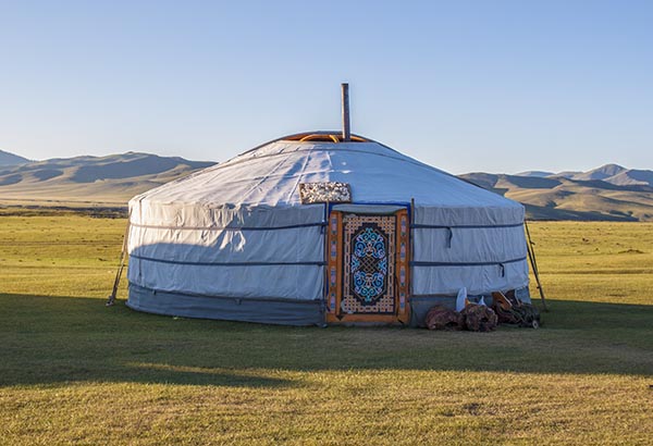 mongolian yurt inside